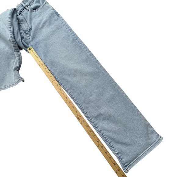 Frame Le Sleek Straight Jeans Size 29 Light Wash High Rise Stretch Denim - Picture 8 of 10